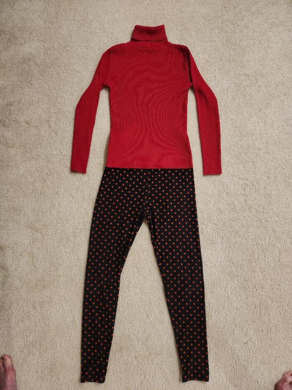 Red & Black Outfit